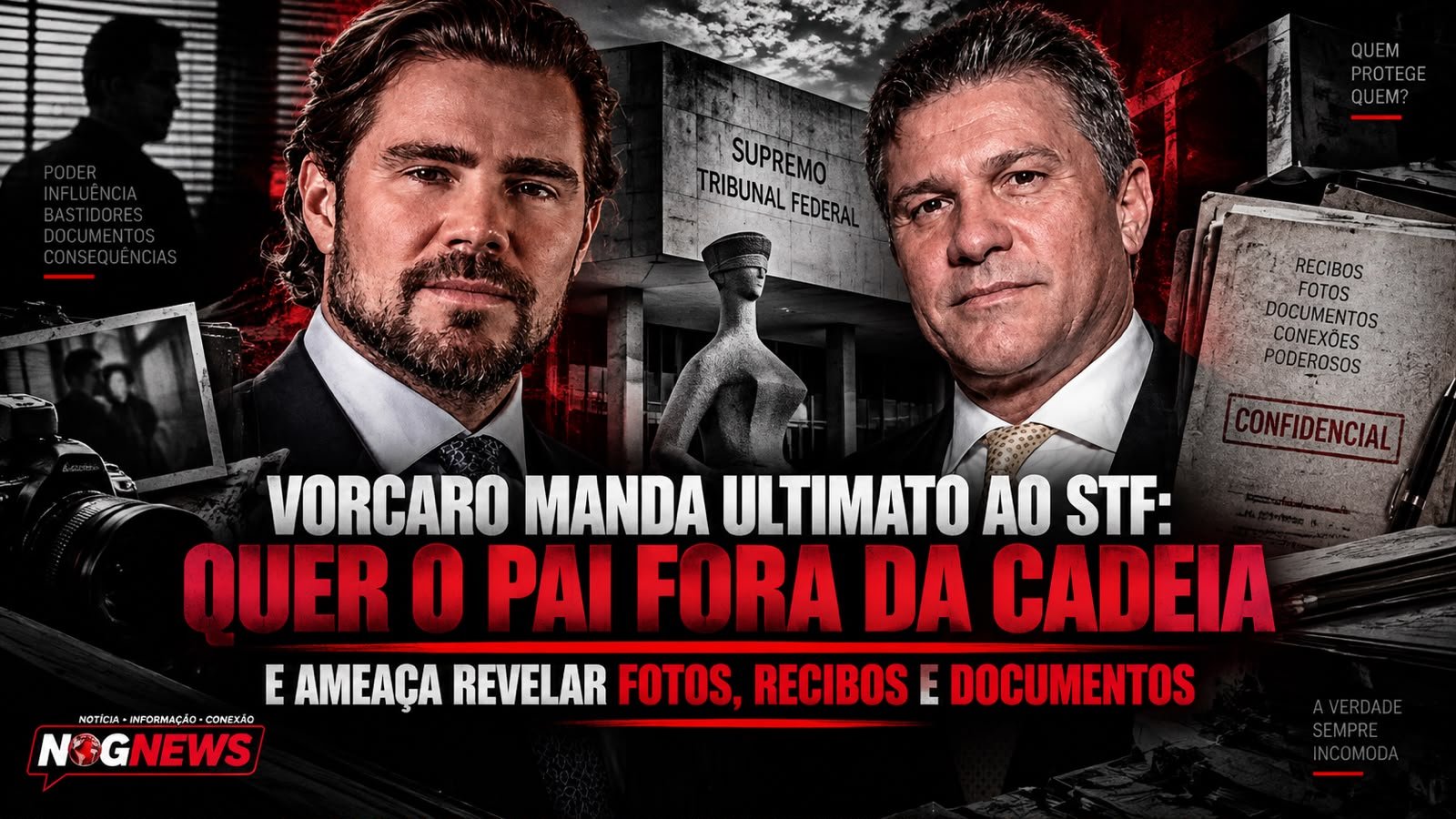 VORCARO MANDA RECADO AO STF: OU O PAI SAI DA CADEIA, OU ELE ABRE O QUE SABE SOBRE "DIFERENTES PODEROSOS"