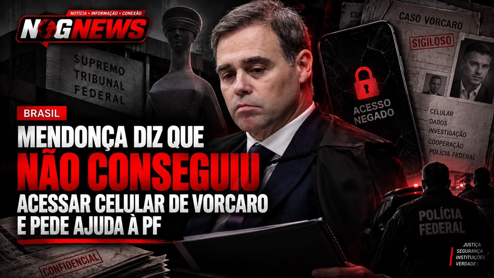 MENDONÇA NÃO CONSEGUE ABRIR O CELULAR DE VORCARO E PEDE SOCORRO À PF