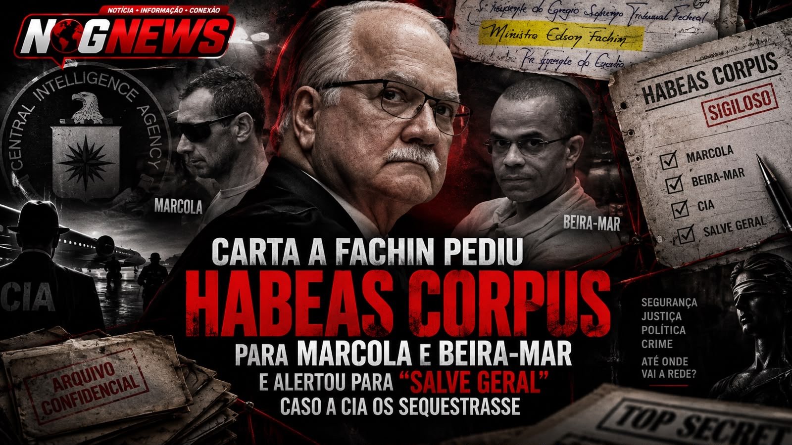 CARTA A FACHIN PEDE ESCONDERIJO PRA MARCOLA E BEIRA-MAR COM MEDO DA CIA