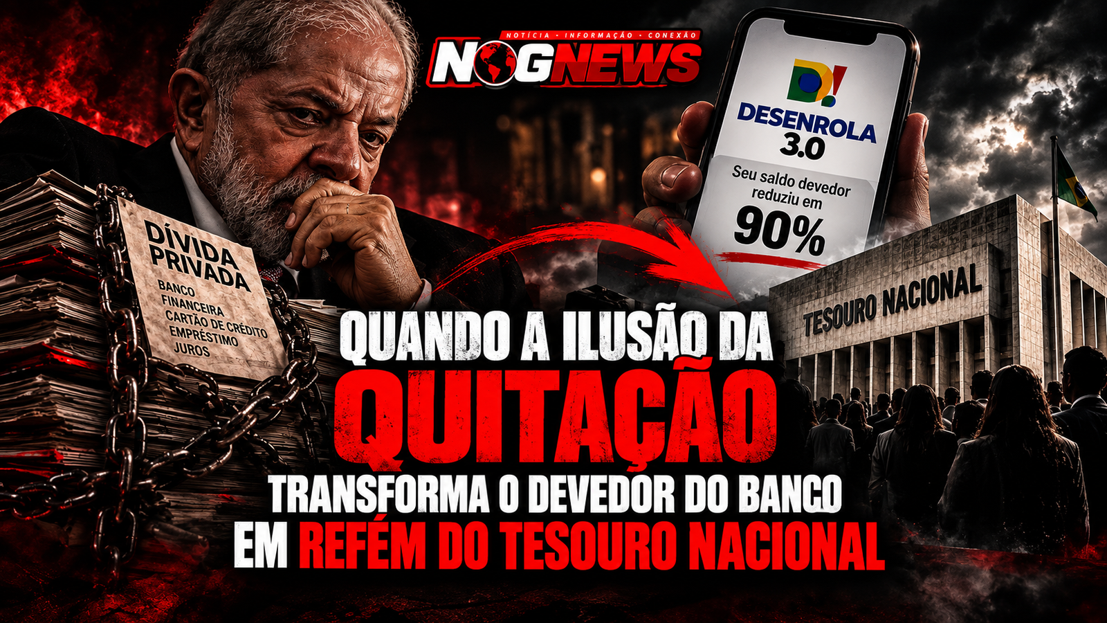 QUANDO A ILUSÃO DA QUITAÇÃO TRANSFORMA O DEVEDOR DO BANCO EM REFÉM DO TESOURO NACIONAL