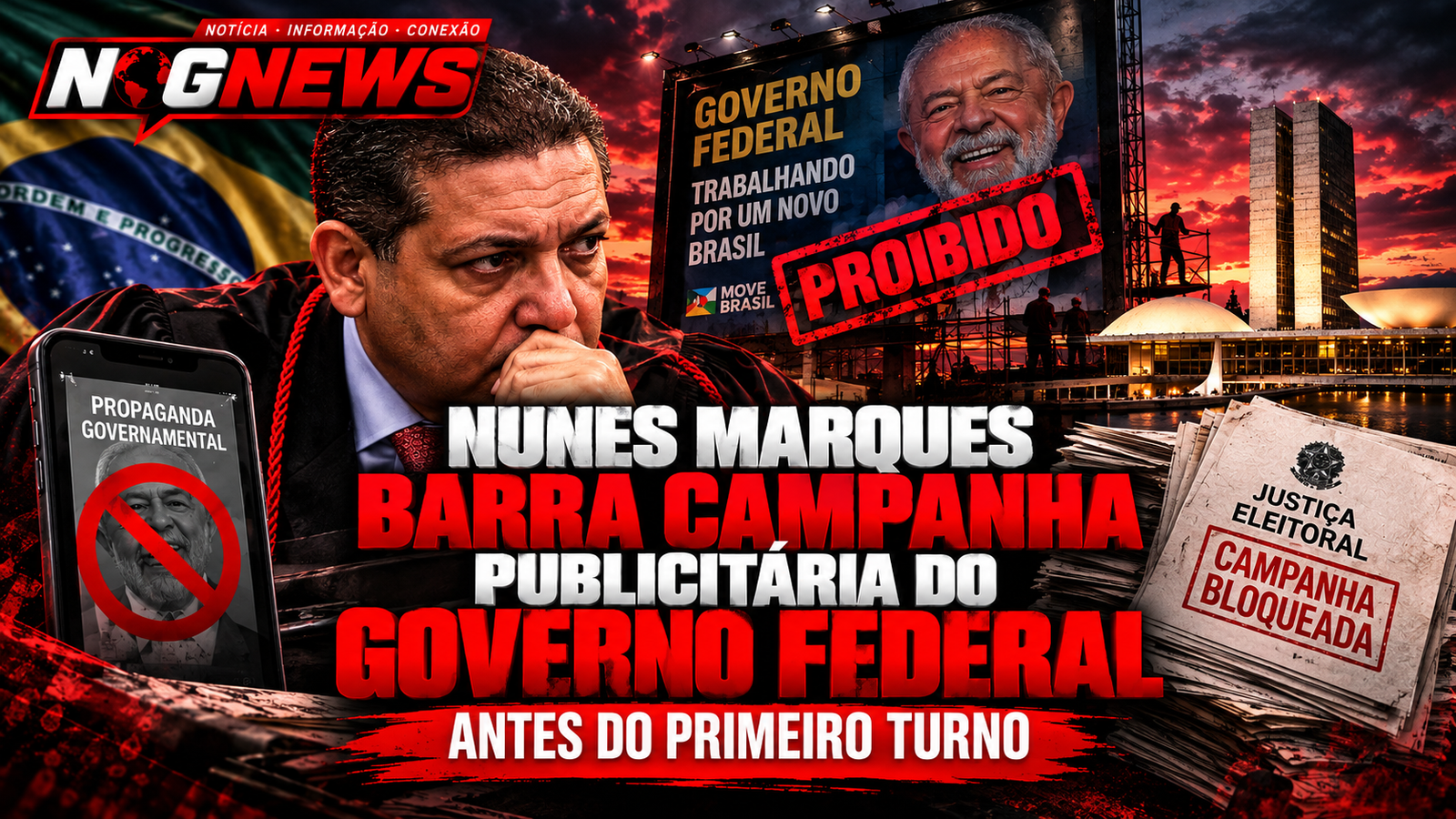 NUNES MARQUES BARRA PROPAGANDA DO GOVERNO LULA ÀS VÉSPERAS DO PRIMEIRO TURNO E EXPÕE O "FINANCIE JÁ" DAS PEÇAS