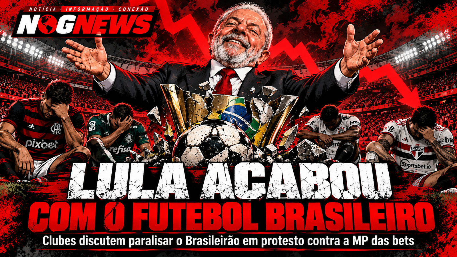 CLUBES DISCUTEM PARAR O BRASILEIRÃO E BOICOTAM REUNIÃO COM O GOVERNO DEPOIS DA MP QUE PROÍBE AS BETS