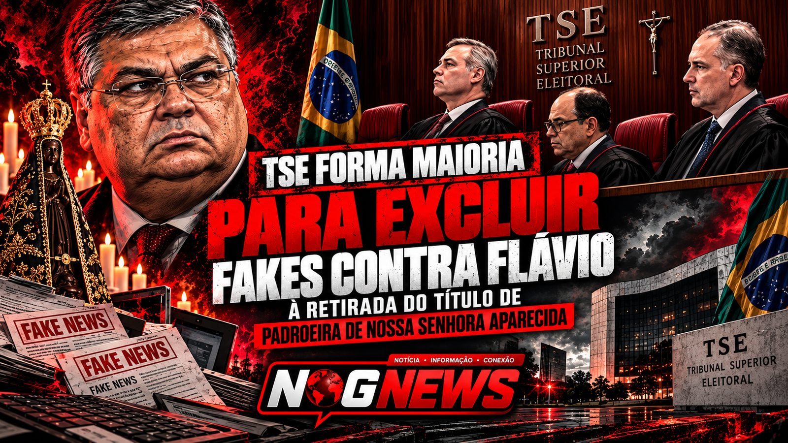 TSE FORMA MAIORIA PARA TIRAR DO AR PUBLICAÇÕES SOBRE FLÁVIO E A PADROEIRA, MAS OS MINISTROS DIVERGEM SOBRE ATÉ ONDE A TESOURA VAI