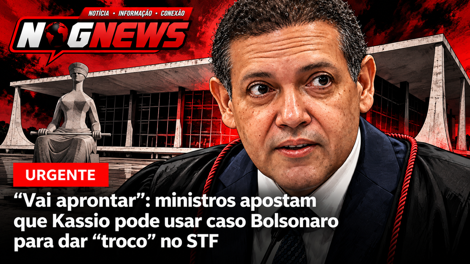MINISTROS DO STF APOSTAM QUE KASSIO "VAI APRONTAR" E USAR O CASO BOLSONARO COMO TROCO