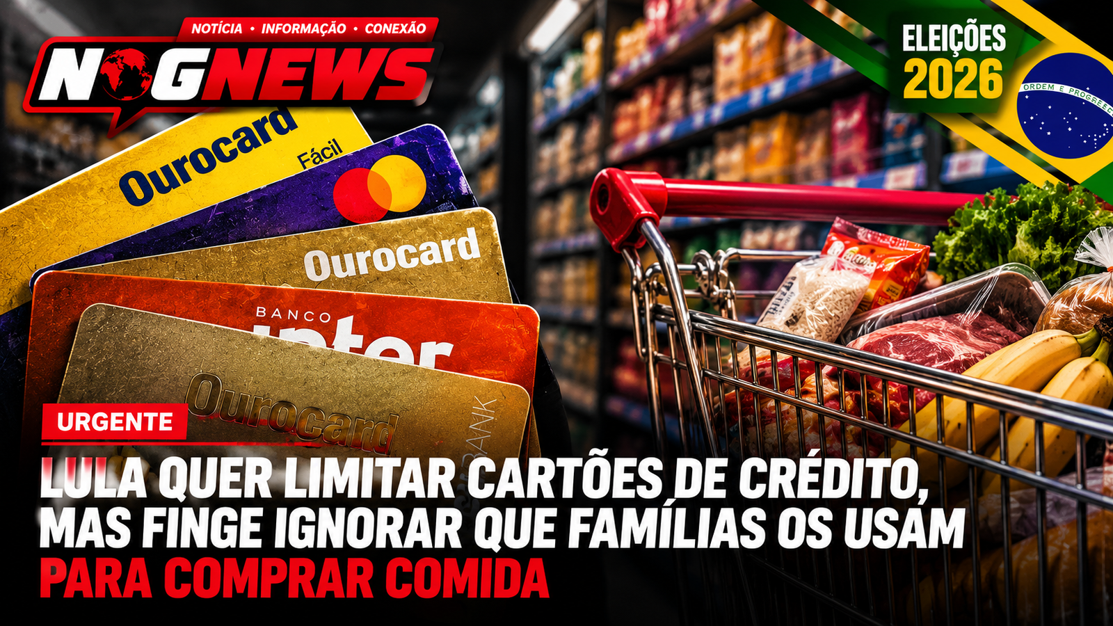 LULA QUER LIMITAR CARTÕES DE CRÉDITO E 30% DOS ENDIVIDADOS NO CARTÃO USAVAM A MODALIDADE PRA COMPRAR COMIDA, ROUPA E CALÇADO