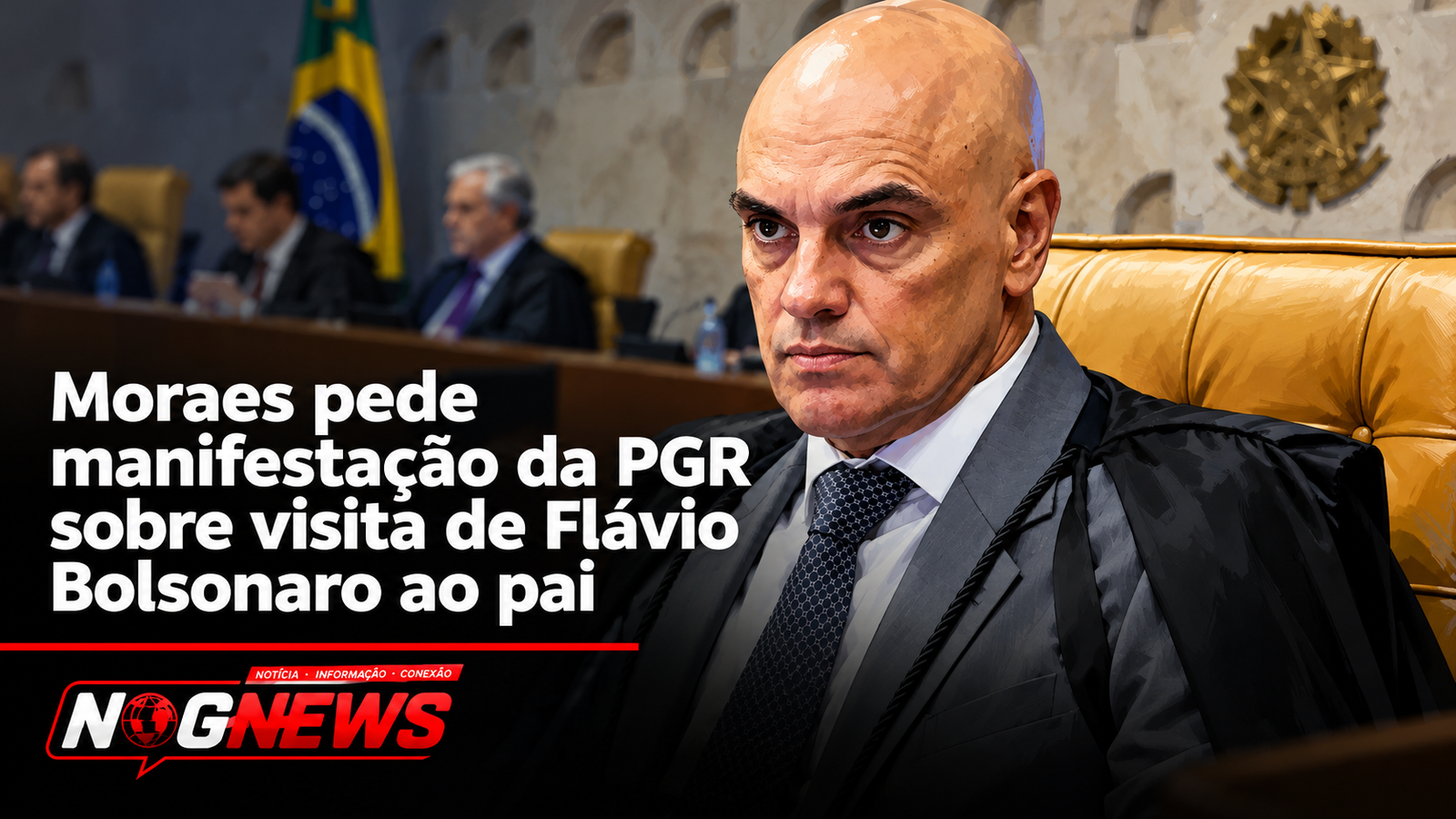 MORAES MANDA A PGR OPINAR SOBRE A VISITA DE FLÁVIO AO PAI. VISITAS ESTÃO SUSPENSAS HÁ QUASE 90 DIAS, E O PRAZO FECHA EM 11 DE OUTUBRO