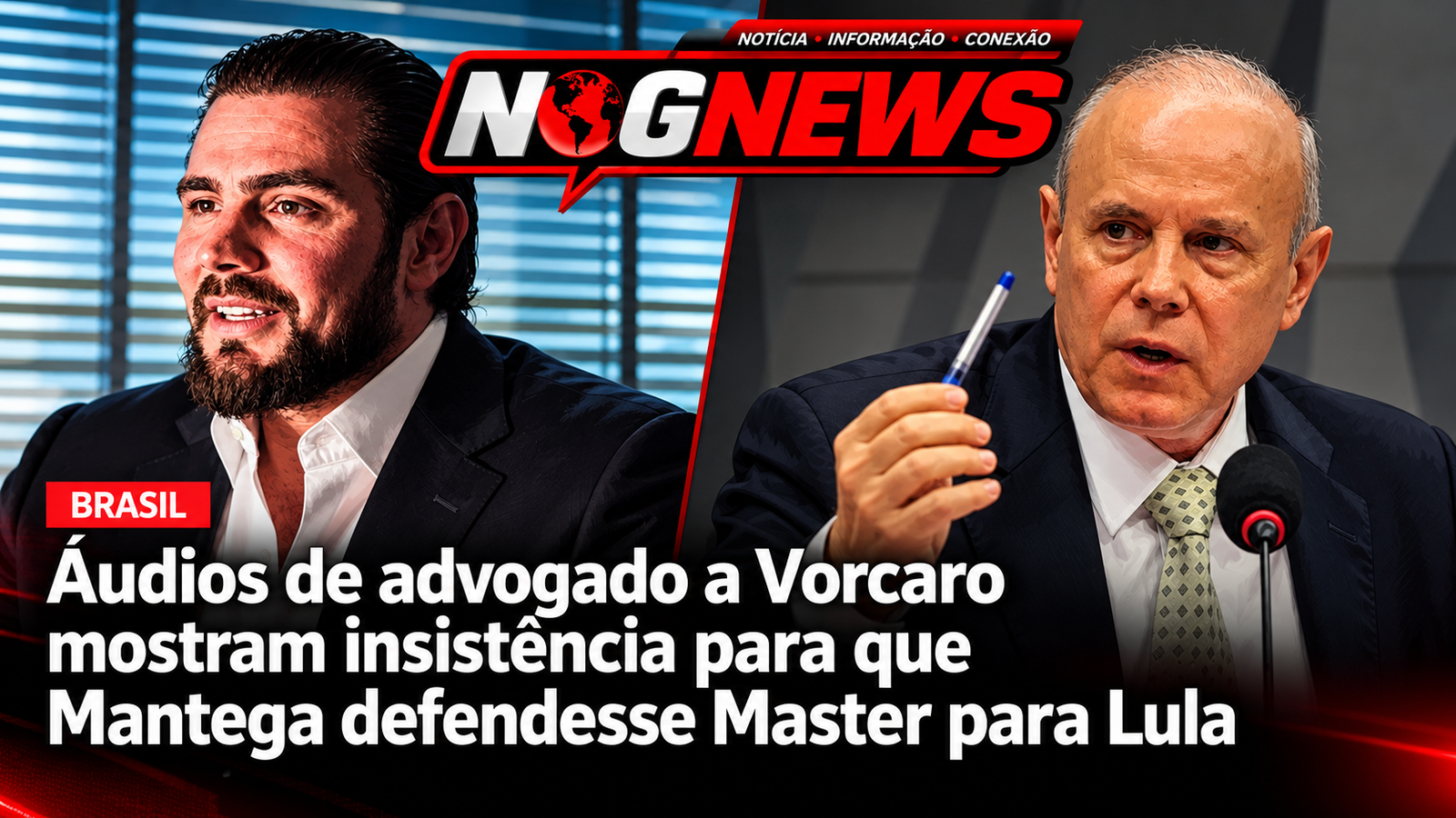 ÁUDIOS MOSTRAM VORCARO E ADVOGADO TENTANDO LEVAR MANTEGA ATÉ LULA ENQUANTO O BC ANALISAVA A VENDA DO MASTER