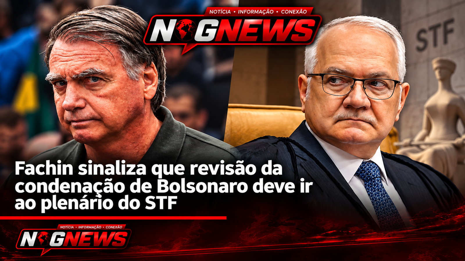 BOLSONARO PODE TER CONDENAÇÃO REVISTA PELO PLENÁRIO DO STF