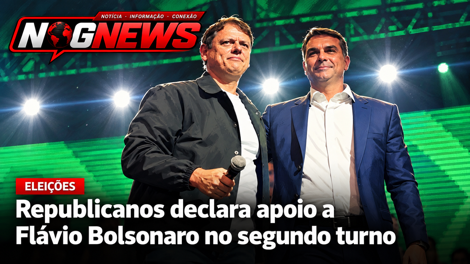 REPUBLICANOS DECLARA APOIO A FLÁVIO NO 2º TURNO E DEIXA A NEUTRALIDADE PRA TRÁS