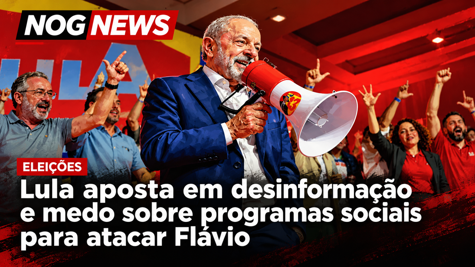 APÓS TERMINAR O PRIMEIRO TURNO ATRÁS DE FLÁVIO, A CAMPANHA DE LULA PREPARA UMA OFENSIVA DO MEDO SOBRE BOLSA FAMÍLIA, APOSENTADORIAS E FARMÁCIA POPULAR
